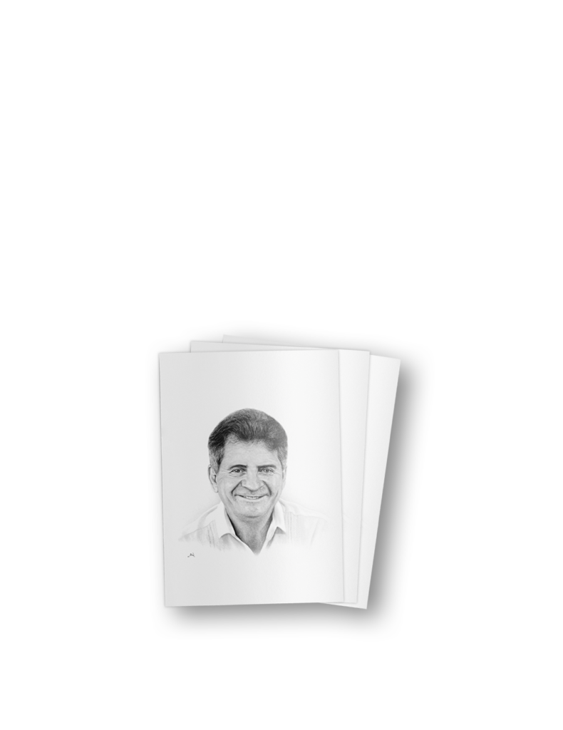 Retratos Lapiz Carboncillo Digitalizado